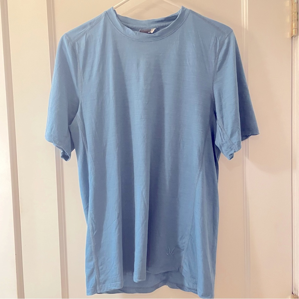 $88 awesome IBEX Merino Wool T-Shirt, Mens medium, made in USA